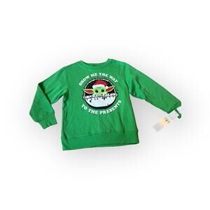 Star Wars NWT Baby Yoda Holiday Sweatshirt